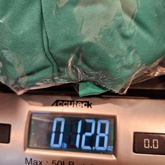 Susan Graver Medium Green Open Front Cardigan Gathered Back Office casual Flowy - Picture 9 of 9